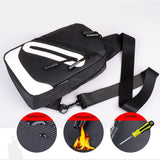 Backpack Waist Shoulder bag Nylon compatible with Ebook, Tablet and for QMOBILE I8I (2019) - Black