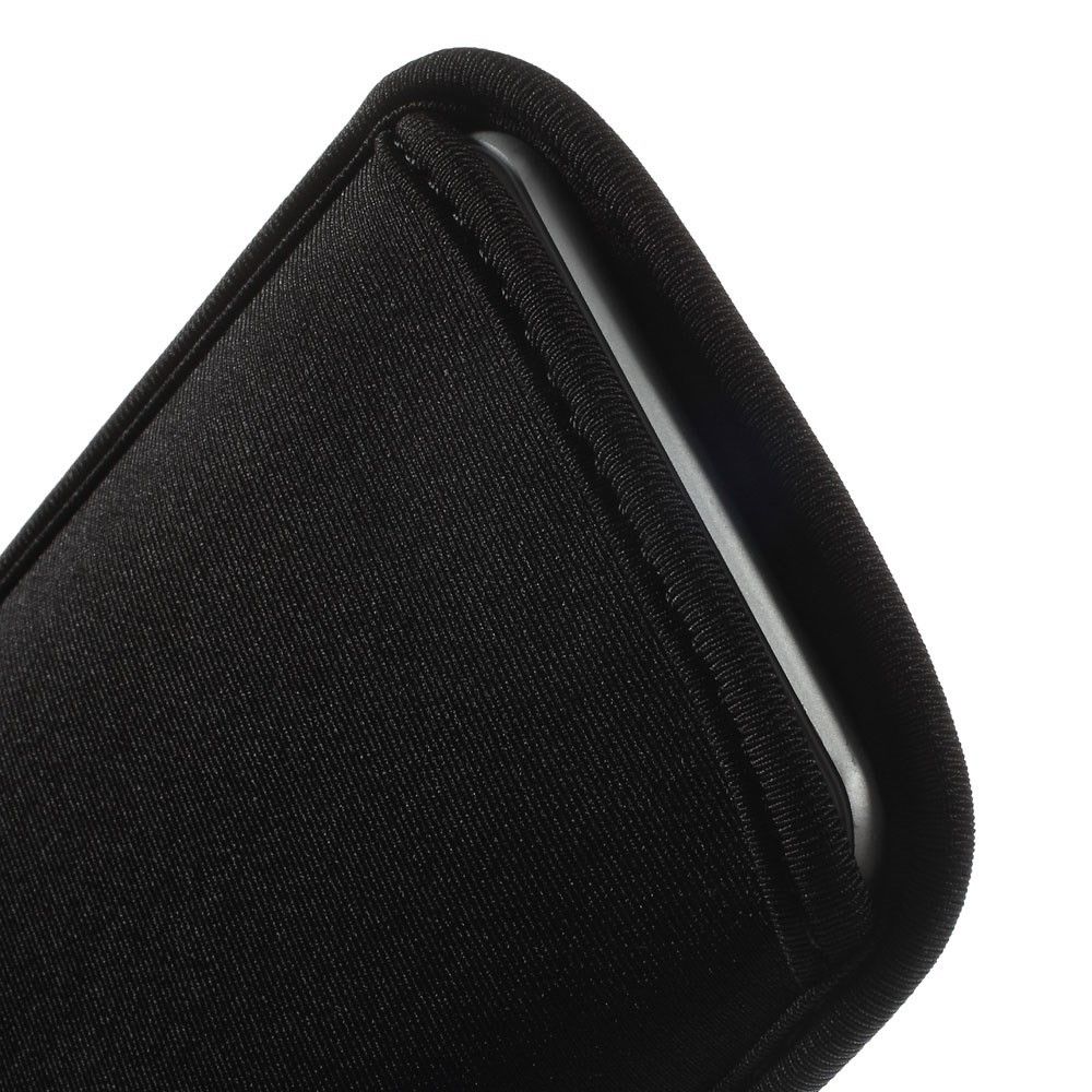 Waterproof and Shockproof Neoprene Sock Cover, Slim Carry Bag, Soft Pouch Case for UMiDIGI Crystal - Black