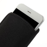 Waterproof and Shockproof Neoprene Sock Cover, Slim Carry Bag, Soft Pouch Case for Haier I710, HT-I710 - Black