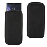 Waterproof and Shockproof Neoprene Sock Cover, Slim Carry Bag, Soft Pouch Case for Meitu 1S - Black