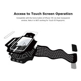 Professional Cover Neoprene Armband Sport Walking Running Fitness Cycling Gym for Alcatel One Touch Idol 5 - Black