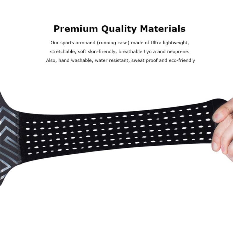 Professional Cover Neoprene Armband Sport Walking Running Fitness Cycling Gym for Asus ZenFone Go JP ZB551KL (2016) - Black