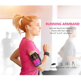 Professional Cover Neoprene Armband Sport Walking Running Fitness Cycling Gym for BLU G Studio Plus HD - Black