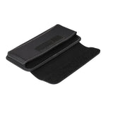 Belt Case Cover Horizontal New Design Leather & Nylon for Oppo A5s (2019) - Black