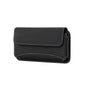 Belt Case Cover Horizontal New Design Leather & Nylon for Blackview A60 Pro (2019) - Black