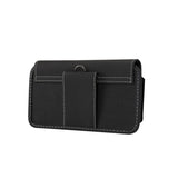 Belt Case Cover Horizontal New Design Leather & Nylon for QSMART LT200 (2020)