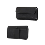 Belt Case Cover Horizontal New Design Leather & Nylon for Tecno Mobile Camon 16 (2020)