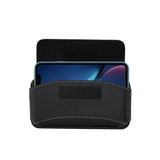 Belt Case Cover Horizontal New Design Leather & Nylon for Motorola G Power 3Rd Gen (2022)