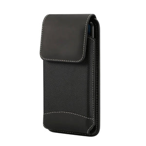 Belt Case Cover Vertical Design Leather and Nylon for Oppo Realme C31 (2022)