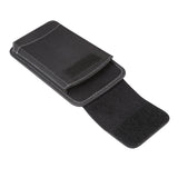 Belt Case Cover Vertical Design Leather and Nylon for Vivo Y22S (2022)