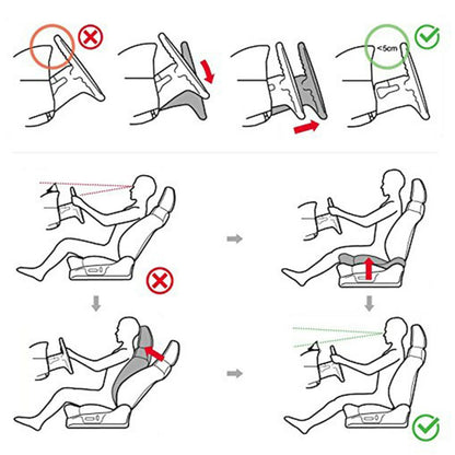 Car GPS Navigation Dashboard Mobile Phone Holder Clip for Elephone S8 Pro (2018) - Black