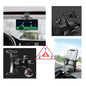 3 in 1 Car GPS Smartphone Holder: Dashboard / Visor Clamp + AC Grid Clip for LG X view - Black