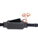 Case Running Waist Pack Waterproof Fanny Pack Pouch Belt Bag for Cycling Motorcycle Bike Sport for Elephone U3H (2019) - GREY