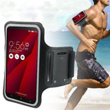 Professional Cover Neoprene Waterproof Armband Wraparound Sport with Buckle for Motorola G8 Optimo Maxx (2020) - Black