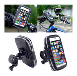 Professional Reflective Support for Bicycle Handlebar and Rotatable Waterproof Motorcycle 360 for ZTE Blade A5 (2020) - Black