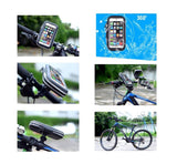 Professional Reflective Support for Bicycle Handlebar and Rotatable Waterproof Motorcycle 360 for Huawei Enjoy 10 Plus (2019) - Black