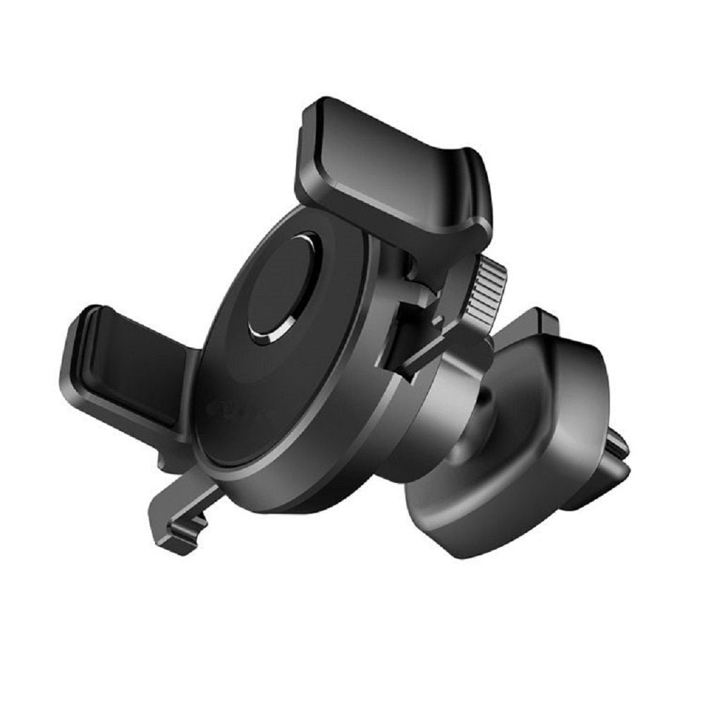 Rotatable Car Air Vent Phone Holder Stand Mount with Automatic Clip for LG Q NOTE (2018) - Black