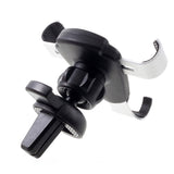 Gravity Air Vent Phone Car Mount Holder with Clip for ZTE Blade A7s (2019) - Black