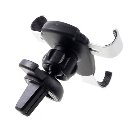 Gravity Air Vent Phone Car Mount Holder with Clip for BBK Vivo X30 Pro 5G (2019) - Black
