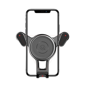 Rotatable Triangle Universal Car Air Vent Phone Holder Stand Mount with Clip for Huawei Mate 30 Pro (2019) - Black