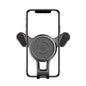 Rotatable Triangle Universal Car Air Vent Phone Holder Stand Mount with Clip for Infinix S5 Pro (2020) - Black