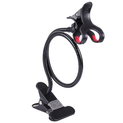 Flexible Metal Long Arm Lazy Bracket Holder with Phone Clamp & Desk Clip. Multi-function: Desktop, Bed Headboard, Car, Sofa. for SONY XPERIA XA2 PLUS (2018) - Black
