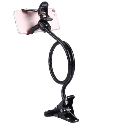 Flexible Metal Long Arm Lazy Bracket Holder with Phone Clamp & Desk Clip. Multi-function: Desktop, Bed Headboard, Car, Sofa. for ZTE Blade 20 Smart (2019) - Black