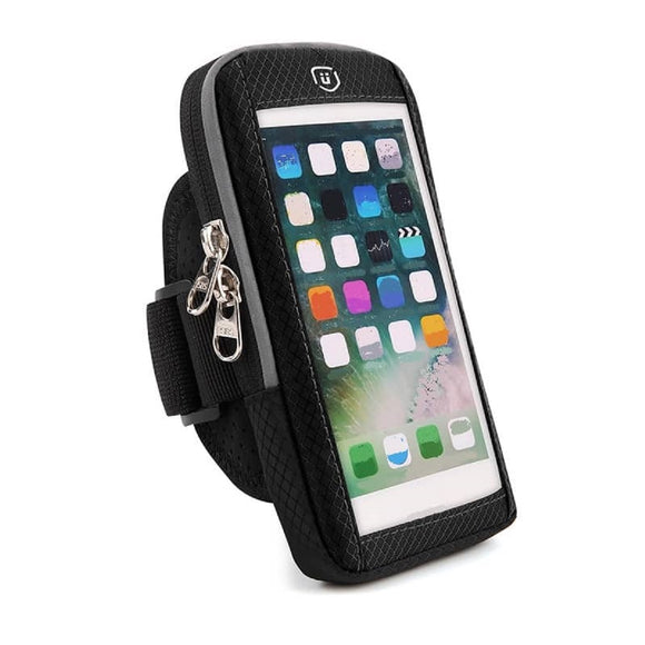 Waterproof Reflective Armband Case with Touchscreen with 2 Compartments Sport Running Walking Cycling Gym for Vivo X60 Pro Global (2021)