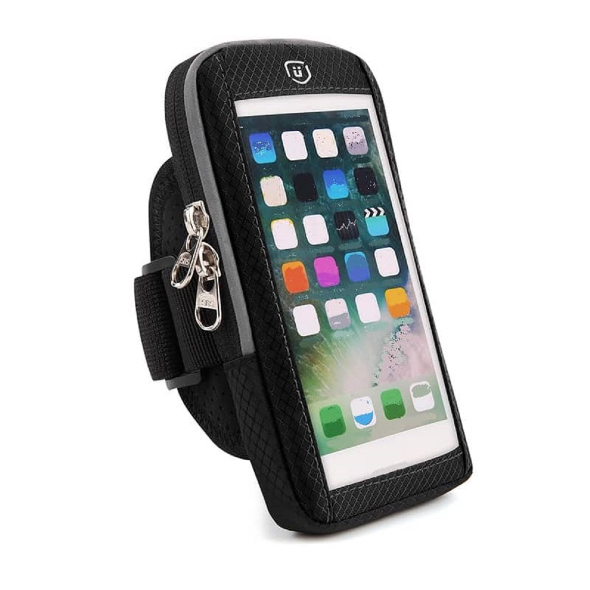 Waterproof Reflective Armband Case with Touchscreen with 2 Compartments Sport Running Walking Cycling Gym for Realme V20 (2022)