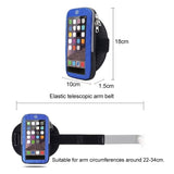 Waterproof Reflective Armband Case with Touchscreen with 2 Compartments Sport Running Walking Cycling Gym for Yezz C32 (2022)