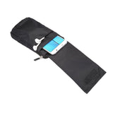 Multi-functional Belt Wallet Stripes Pouch Bag Case Zipper Closing Carabiner for Oppo Realme 7  (2020)