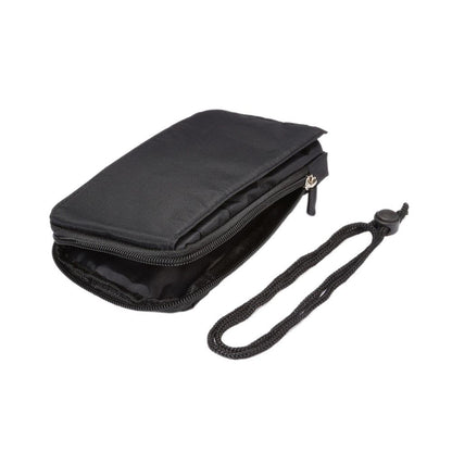 Multi-functional Belt Wallet Stripes Pouch Bag Case Zipper Closing Carabiner for Coolpad Cool 12A (2020)